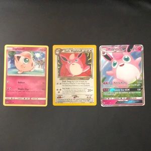 Dark Wigglytuff & Wigglytuff GX w/ jigglypuff set